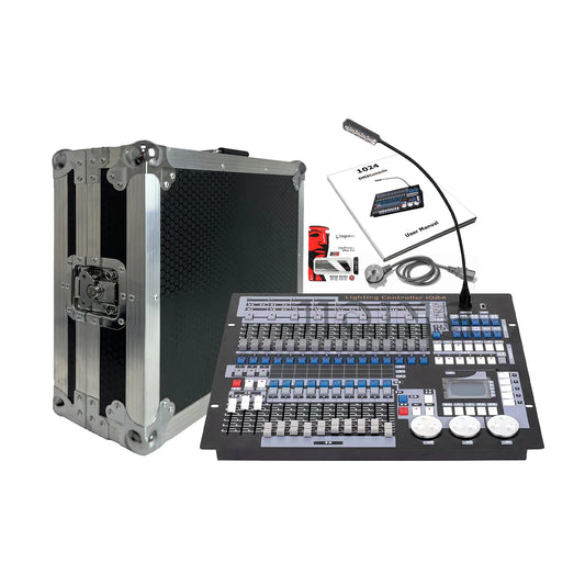 1024DMX paneel (Met flight case)